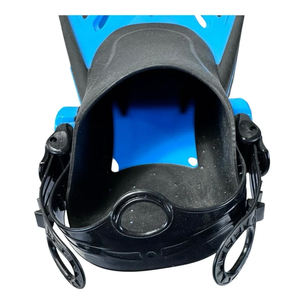 Speedo Dive Swiming Fins - Blue/ Black  Adjustable Strap w/Bag Adult S/M